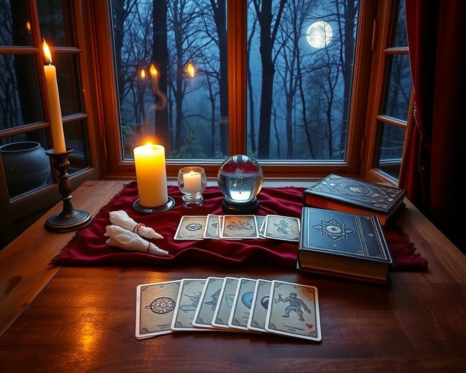 tarot deck preparation